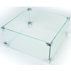 Glasschirm für Quadro groß/rechteckig