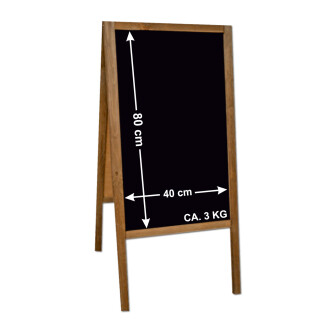 Beschriftungstafel Naturbraun 118x74 cm