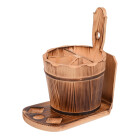 Besteckfass Forest mit Menagenhalter und Kartenhalter,...