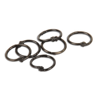 Heftringe schwarz - 2 Stk