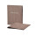Speisekarte Stylo Soft Click A5 mit Eigenlogo - Woody Mittelbraun