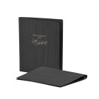 Speisekarte Stylo Soft Click A5 mit Eigenlogo - Woody...