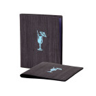 Speisekarte Stylo Soft Click A5 mit Eigenlogo - Woody...