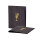 Speisekarte Stylo Soft Click A5 mit Eigenlogo - Woody Schwarz
