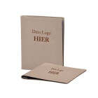 Speisekarte Stylo Soft Click A5 mit Eigenlogo - Yuta Beige