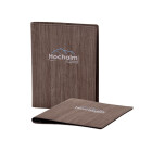 Speisekarte Stylo Soft Click A5 mit Eigenlogo - Woody...