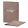 Speisekarte Stylo Soft Click A4 mit Eigenlogo - Woody Mittelbraun