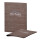 Speisekarte Stylo Soft Click A4 mit Eigenlogo - Woody Dunkelgrau