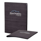 Speisekarte Stylo Soft Click A4 mit Eigenlogo - Woody...