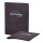 Speisekarte Stylo Soft Click A4 mit Eigenlogo - Woody Schwarz