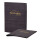 Speisekarte Stylo Soft Click A4 mit Eigenlogo - Woody Schwarz