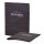 Speisekarte Stylo Soft Click A4 mit Eigenlogo - Woody Schwarz